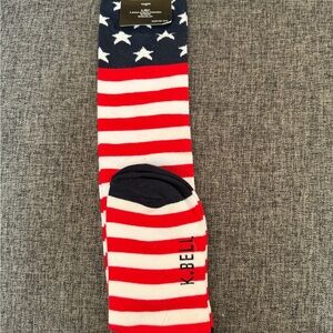 American Flag Socks - Red, White, and Blue